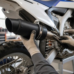 Silencieux d'échappement universel pour moto, 51mm, avec support à ressort DB Killer, pour Dirt Bike Enduro <span class=keywords><strong>MX</strong></span> <span class=keywords><strong>250cc</strong></span> 450cc - Product Image 6