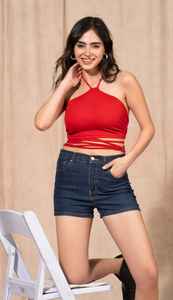 เสื้อกล้ามผ้าฝ้ายแขนกุดสุดฮิตสำหรับผู้หญิง เนื้อผ้านุ่ม ระบายอากาศได้ดี สวมใส่สบาย เหมาะสำหรับฤดูร้อน ใส่ลำลอง ใส่ทำงาน ใส่เที่ยว ใส่ได้ทุกวัน พร้อมริบบิ้นตกแต่ง - Product Image 6