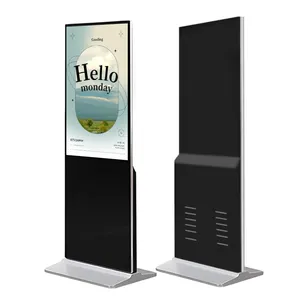 55 65 Inch Floor Stand Display Digital Signage Totem LCD Touch Screen Advertising Player