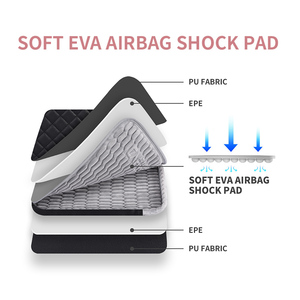 360 ℃ tất cả các vòng bảo vệ máy tính xách tay Túi chống sốc máy tính xách tay vali chống thấm nước Máy tính xách tay tay áo với xử lý cho <span class=keywords><strong>MacBook</strong></span> - Product Image 3