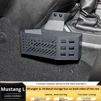 Boîte de rangement en métal pour console centrale de changement de vitesse Wrangler JL moderne, organisateur de rangement JEEP, support de rangement suspendu, modification