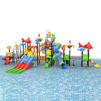 Nouveau style Flyingkids : Jeux aquatiques d'extérieur pour la maison, équipement de piscine en plastique pour enfants, parc de jeux aquatiques, piscine tubulaire pour enfants