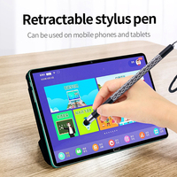 Stylet capacitif rétractable en métal WENKU pour enseignant, pointe remplaçable, compatible iPad/iPhone et smartphones Android
