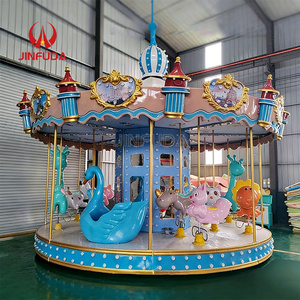 Carrusel de 24 Asientos para Niños, Equipo de Diversión, Atracción de Feria, Carrusel Giratorio - Product Image 2
