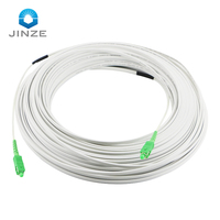 Al Aire Libre 5,0x2,0mm 1 metro SM Simplex 9/125 FTTH Drop Cable Patch Cord LC SC/PC SC/APC conector SX fibra óptica Patch Cord