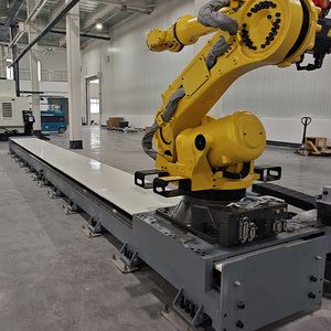 Riel de suelo de 7º eje con motor PLC y engranaje para robot de carga y descarga de alta eficiencia y bajo costo para empresas preocupadas por los costos. - Product Image 4