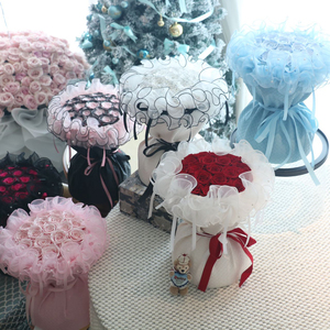 Día de San Valentín Día DE <span class=keywords><strong>LA</strong></span> MADRE Regalos Ramo boda natural secado inmortal eterno para siempre flores rosas preservadas - Product Image 2