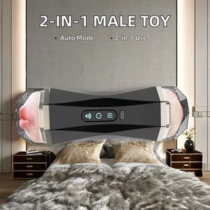 Juguetes Masturbadores Automáticos 2 en 1 Baratos para Hombres, Masturbadores de Bolsillo - Product Image 2