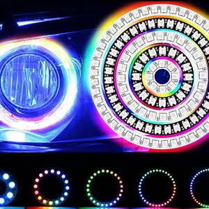 Tira de <span class=keywords><strong>Luz</strong></span> LED WS2812B de Color Mágico, 5mm, LED a Todo Color 5050 SMD300 CRI90 CE, Uso en Interiores, Controlador de Tira de <span class=keywords><strong>Luz</strong></span> Flexible con IC Integrado - Product Image 3