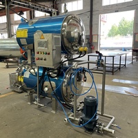 Machine de cornue de stérilisation semi-automatique la plus vendue à bas prix paquet souple vapeur/acier inoxydable électrique opération facile