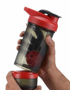 OEM Wholesale Bpa Free Good Quality Promotional 500ml Plastic Sports 2 in 1 Protein <b>Shaker</b> <b>Bottle</b> - Product Image 2