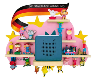 Estante Tonie Estante flotante <span class=keywords><strong>de</strong></span> <span class=keywords><strong>madera</strong></span> Tonie magnético grande para almacenamiento <span class=keywords><strong>de</strong></span> personajes, reproductor Tonie Box montado en la pared para niños DIY - Product Image 4