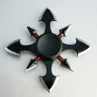Nouvelle collection d'animatroniques Fire Shadow Hand Spinner, gyroscope à doigts en alliage de zinc populaire, jouets de loisirs, vente en gros des fabricants