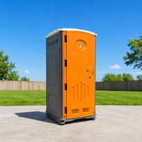 Toilettes mobiles de luxe portables pour événements, toilettes temporaires extérieures en HDPE avec un design moderne, toilettes portables