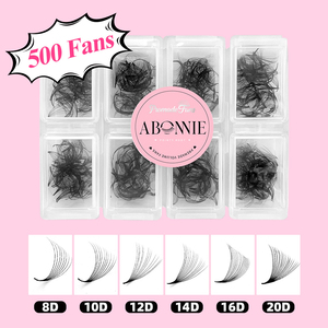 Abonnie Mix pointy Cơ Sở <span class=keywords><strong>Pro</strong></span> Made Người Hâm Mộ Lông Mi Mở Rộng Hẹp Loose Fan <span class=keywords><strong>Lash</strong></span> Khay Dài Ngắn Gốc Promade <span class=keywords><strong>Lash</strong></span> Mở Rộng Người Hâm Mộ - Product Image 3