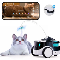 Caméra robot pour animaux de compagnie Enabot ROLA PetPal AI avec distributeur de friandises, caméra intelligente mobile 2.5K pour chats et chiens
