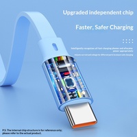 Kabel Pengisian Daya Super Cepat 100W yang Dapat Ditarik, Satu ke Tiga Konektor USB-A//Micro USB/Type-C, Transfer Data 6A
