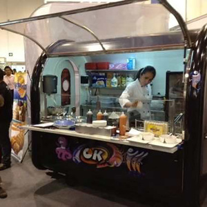 Camions de nourriture en acier inoxydable à glace mobile <span class=keywords><strong>remorque</strong></span> de nourriture de café de restauration rapide à vendre en Chine - Product Image 2