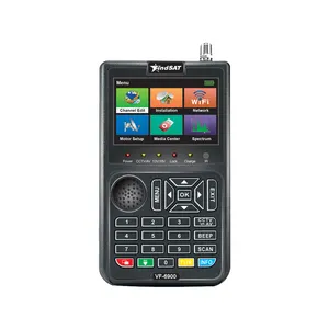 Findsat VF-6900 DVB-S/DVB-S2 Satellite Finder with CCTV 8MP AHD 2600mA Battery MPEG4 Sat Finder Meter 3.5 inch LCD Screen WS6933