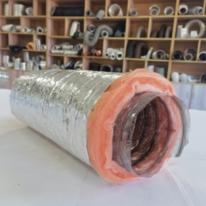 HLK-Isolierung zum Heizen und Kühlen von Kanälen 6-Zoll-Rohr mit flexiblem Kanal - Product Image 6