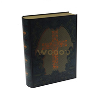 Emballage personnalisé imprimé bon marché en gros stockage à fermeture magnétique faux livre décoratif Bible boîte-cadeau pour boîte d'emballage chrétienne