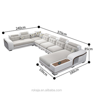 Ventes chaudes - <span class=keywords><strong>Canapé</strong></span> multifonctionnel en forme de I, L, U - <span class=keywords><strong>Canapé</strong></span> <span class=keywords><strong>inclinable</strong></span> ergonomique rembourré - Ensemble de canapés de luxe 3, <span class=keywords><strong>4</strong></span>, 5, 6, 8 <span class=keywords><strong>places</strong></span> - <span class=keywords><strong>Canapé</strong></span> avec chargeur USB - Product Image 6