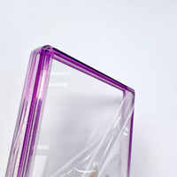 Protection antichoc en TPU souple pour cartes de sport PSA gradées, avec effet dégradé et paillettes, vente en gros de haute qualité