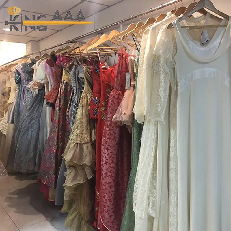 Dresses phụ nữ Cotton giá rẻ dài ăn mặc sử dụng hàng may mặc phụ nữ thứ hai tay quần áo preloved