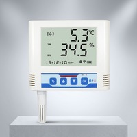 Transmetteur WiFi industriel de température et d'humidité, capteur LCD haute précision, moniteur à distance avec relais d'alarme pour salle de serveur