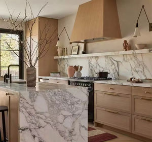 Mármol Blanco Calacatta Viola de Lujo Moderno con Vetas Grises en Losas para Encimeras de Cocina - Product Image 1