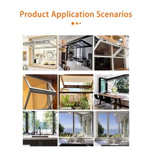 Fenêtres en verre pour façade extérieure populaires, conformes aux normes NFRC AS2047, pour les maisons, extérieur des maisons modernes, fenêtres pliantes en aluminium - Product Image 5