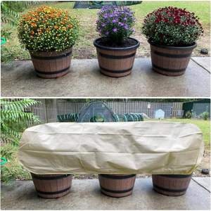 Protectores para Plantas de Exterior con Cierres de Cordón, Protección contra Heladas para Vegetales, Insectos, Pájaros y Plagas - Product Image 1