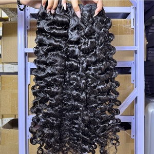 Birman Bouclés Brut Vietnamien Remy Haute Qualité Pleine Cuticule Aligné Double Dessiné Bundles Vendeur Réputé Extensions de Cheveux Humains - Product Image 1
