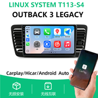 Lecteur DVD de voiture 9,0 pouces Subaru Outback 3 Legacy 4 2003-2009 Allwinner T113-S4 Système Linux CarPlay sans fil Android Auto HiCar