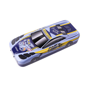 Étui à crayons en métal BSLN Novelty Popular Cartoon avec impression numérique, multifonctionnel, pour l'école et le bureau, pour les élèves de la 1ère à la 3ème année - Product Image 1