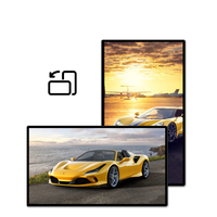 Nuevo Monitor Táctil Capacitivo Full HD 16:9 de 43 Pulgadas, DVI, USB, Serial, 10 Puntos Táctiles, Cristal Metálico, Montaje en Pared, para Interiores y Negocios