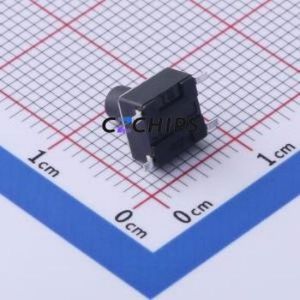 TS-1002S-AR07526 Tactile Switch SMD-4P,6x6mm Switch Single Pole Single Throw Round Button 2.6N Vertical Mount - Product Image 2