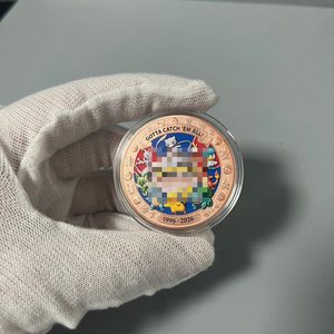 Medaglione da collezione in rame puro .999 da 1 Troy Oz, commemorativo della 30a anniversario della battaglia dei personaggi dei cartoni animati, souvenir rotondo inciso in 3D - Product Image 1