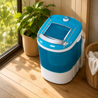 Lave-linge portable mini compact à cuve unique, lave-linge électrique pour les voyages, chaussettes, sous-vêtements