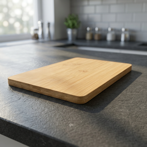 Tabla de Cortar Cuadrada Grande y Gruesa de Bambú AWE, Ligera, Premium, Duradera, Apta para Lavavajillas - Product Image 4