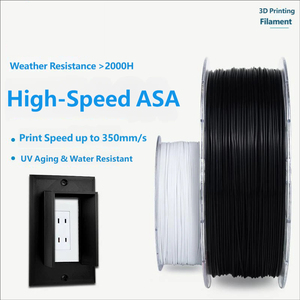 Filamento de Impresión 3D ASA de Alta Velocidad, 1 kg, 1.75 mm, Resistente a los Rayos UV para Exteriores, Resistente al Envejecimiento, FDM Universal de Alta Calidad, Directo de Fábrica - Product Image 2