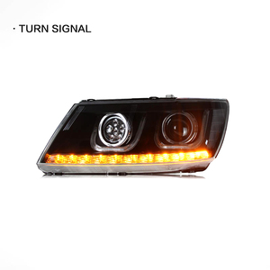 Xt Nâng Cấp Cho <span class=keywords><strong>Dodge</strong></span> Hành Trình 2009-2020 Đèn Pha Lắp Ráp Sửa Đổi LED Chạy Ban Ngày Đèn Lần Lượt Tín Hiệu Ống Kính Đèn Pha Xenon - Product Image 4