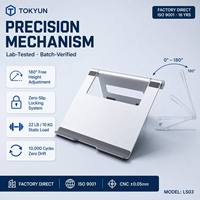 Nuevo Soporte Ajustable para Portátil de Aluminio, Plegable, Portátil, Multiángulo, Antideslizante, con Ventilación, Soporte para Notebook, OEM, ODM, Venta al Por Mayor