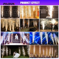 Mini machine à étincelles froides sans fil avec télécommande DMX, double tension, effet feux d'artifice pour mariage, fête, hôtel, scène, événement