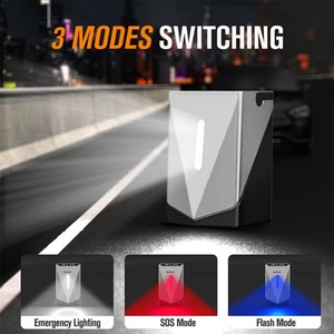 Pompe à air électrique 2-en-1, démarreur <span class=keywords><strong>de</strong></span> secours 12000mAh 1800A, compresseur d'air compact pour voiture, batterie externe d'urgence, gonfleur <span class=keywords><strong>de</strong></span> pneus sans fil pour voiture - Product Image 3