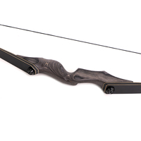 Arc de chasse démontable 30-60lbs 60 pouces pour droitier/gaucher, poignée en bois, arc recurve, branches nouvelle technologie, tir en extérieur