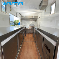Camions de restauration WEBETTER, cuisine mobile, remorque de nourriture, remorques de bar à double étage entièrement équipées, conformes aux normes américaines