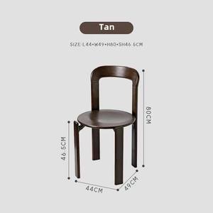 Silla de <span class=keywords><strong>Comedor</strong></span> Estilo Nórdico, Silla de Madera Maciza con Respaldo Colorido para Hogar, Cafetería, Sala de Estar, Silla de <span class=keywords><strong>Comedor</strong></span> <span class=keywords><strong>Rey</strong></span> - Product Image 6
