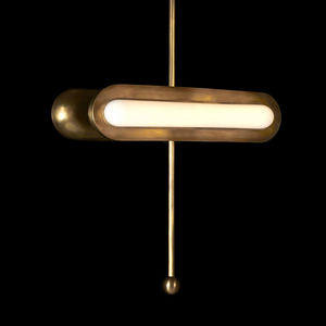 XZ Wabi Sabi Vintage Led appeso in ottone invecchiato lampadario soffitto scuro Design decostruttivista <span class=keywords><strong>antico</strong></span> lampada a sospensione luce da <span class=keywords><strong>cucina</strong></span> - Product Image 1