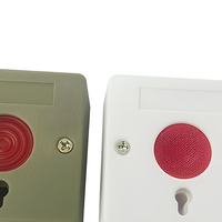 Bouton de panique d'urgence pour usage de sécurité, réinitialisation par clé, PB68, matériau ABS